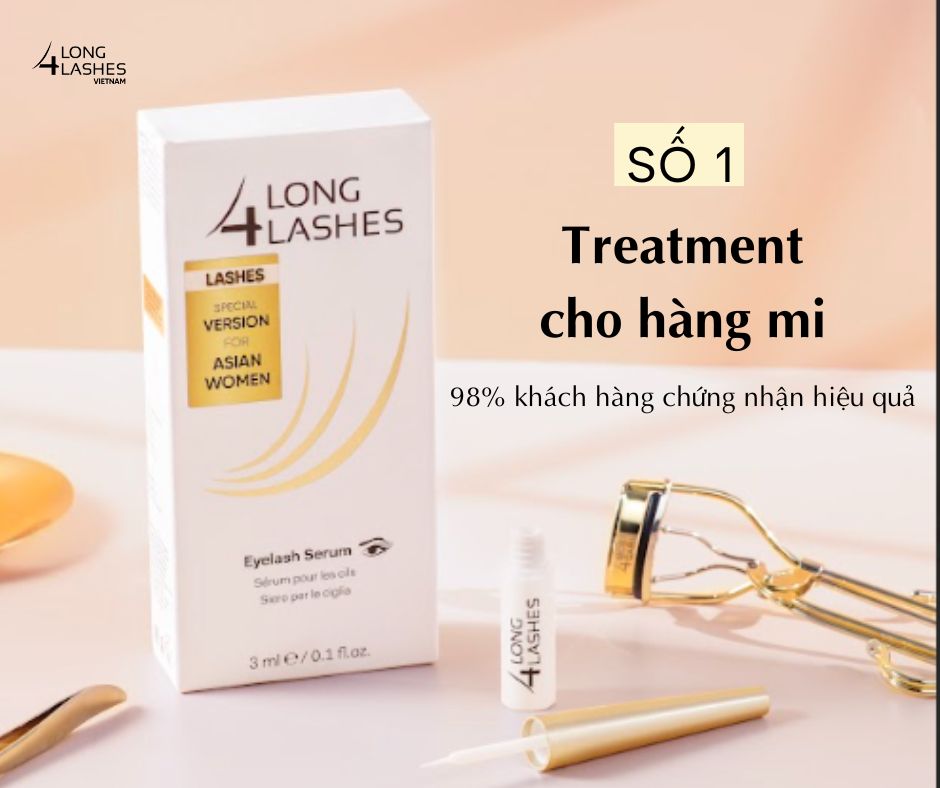 Eyelash Serum Long4Lashes - Tiên phong Treatment cho hàng mi